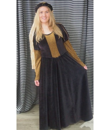 Brown Medieval Maiden ADULT HIRE